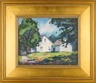 Eric Tobin (VT 1958-) The Old Farmhouse Bakersfield VT