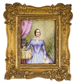 1847 Louis Boettcher Portrait Plaque