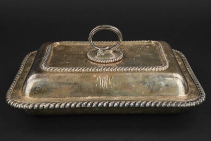 Critchton Bros. London Sterling Covered Dish