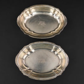 2 Gorham Sterling Silver Oval Serving Bowls