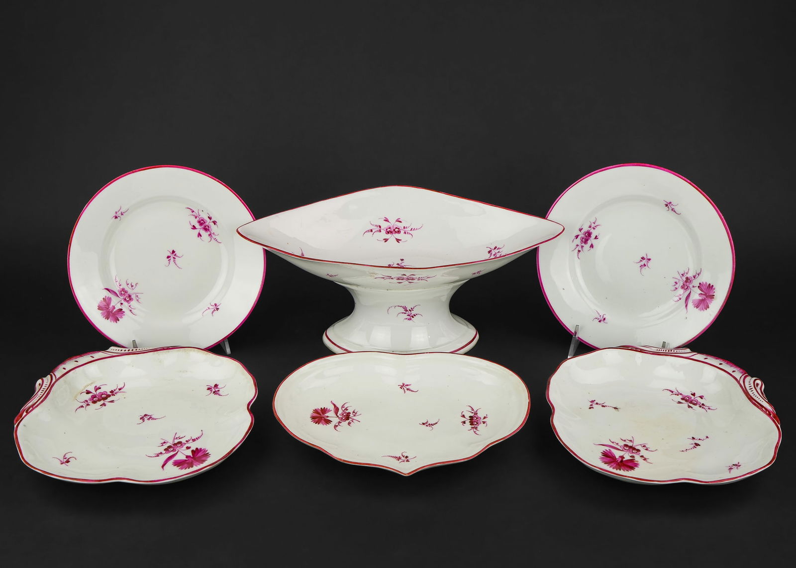 20 pc. early 19th c. Derby Porcelain Dessert Set (1 of 10)