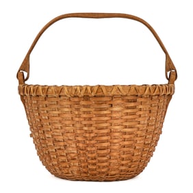 Newt Washburn Swing Handled Basket