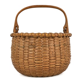 Seymour Morehouse Westford, VT Swing Handled Basket