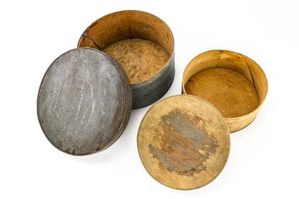 Stack of Four Late 19th c Pantry Boxes
