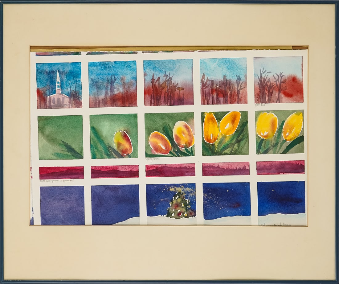 Katherine Montstream (VT 1958-) Lake Champlain in Summer (1 of 4)