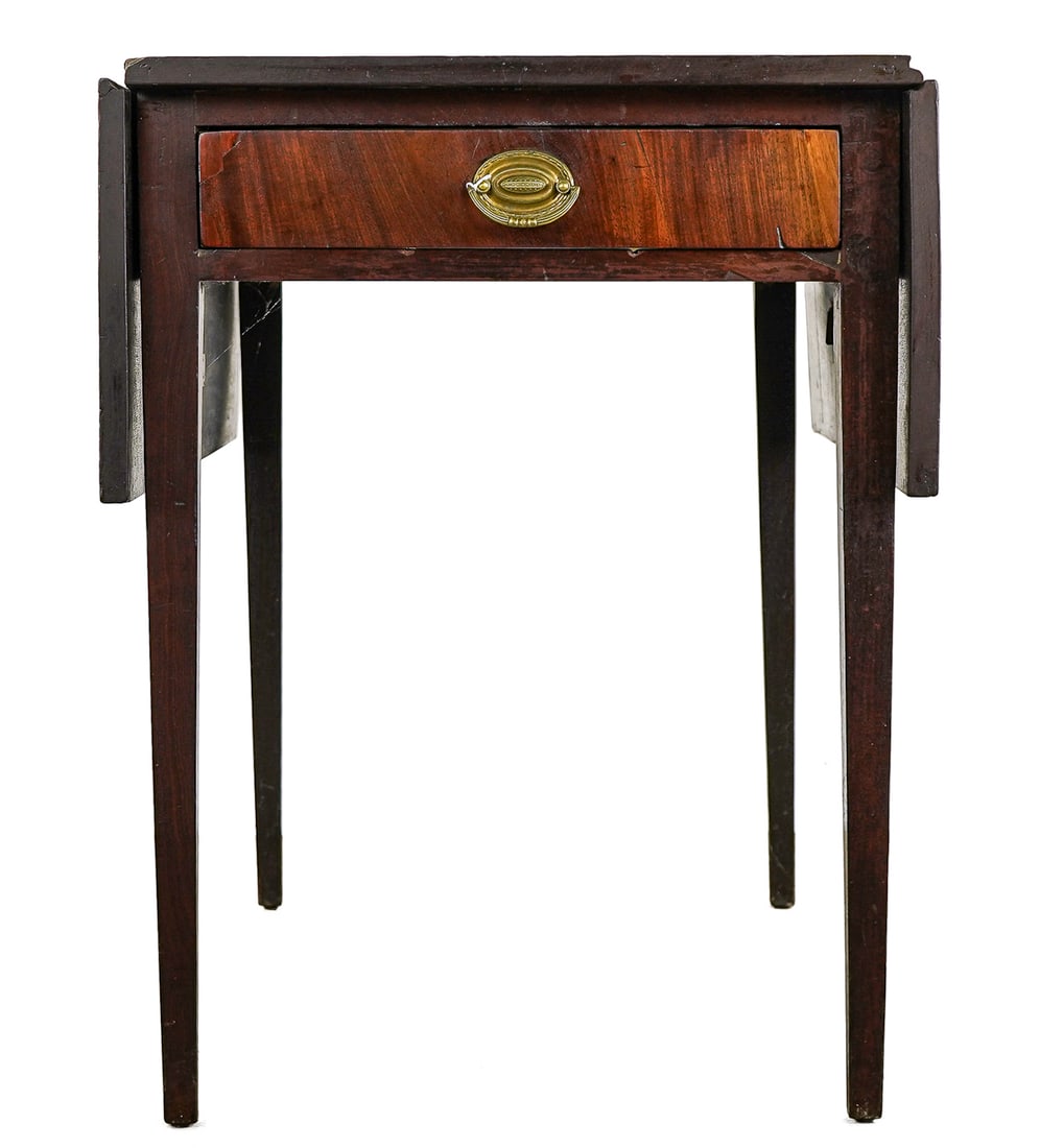 American Hepplewhite Mahogany Pembroke Table (1 of 6)