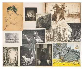 Group of Thirteen Circa 1930 Prints-