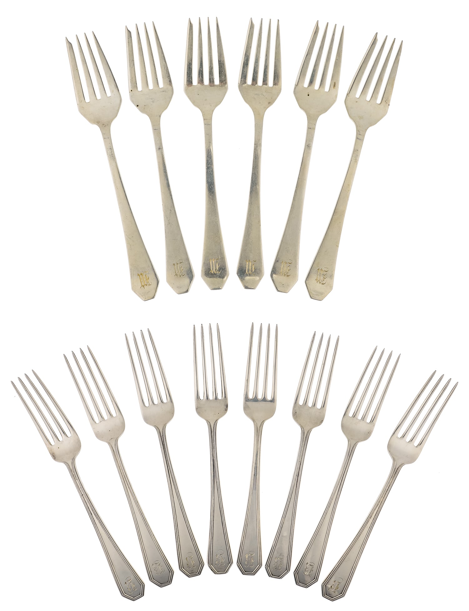 Two Sets of Sterling Silver Forks (1 of 7)