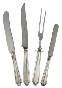 14 pcs. Sterling Silver Handled Cutlery