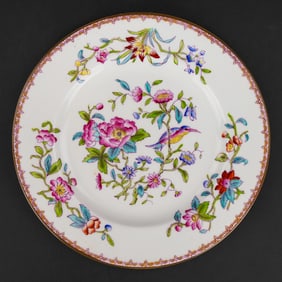 8 Coalport Pembroke Bone China Luncheon Plates