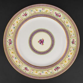 12 Bernardaud Limoges Porcelain Dinner Plates