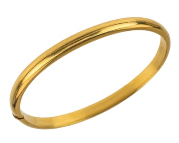 18k Yellow Gold Bangle