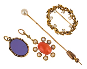 4 Pieces of Victorian Jewelry
