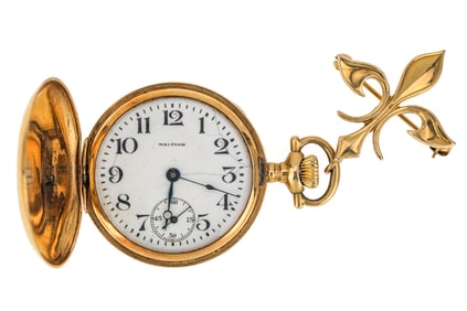 Waltham Ladies 14k Pocket Watch