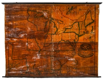 1835 Lewis Robinson Map of the United States
