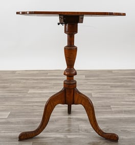 Bench Made figured maple candlestand