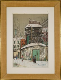 Maurice Utrillo (FR 1883-1955) De Moulin de Galette