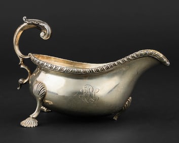 Critchton Bros. London Sterling Sauce Boat