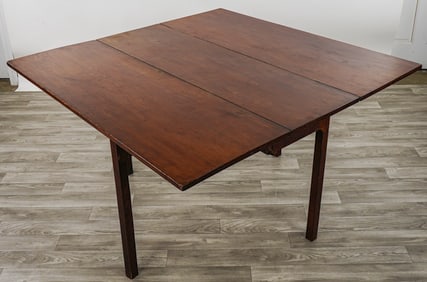 19th c Chippendale drop leaf table.