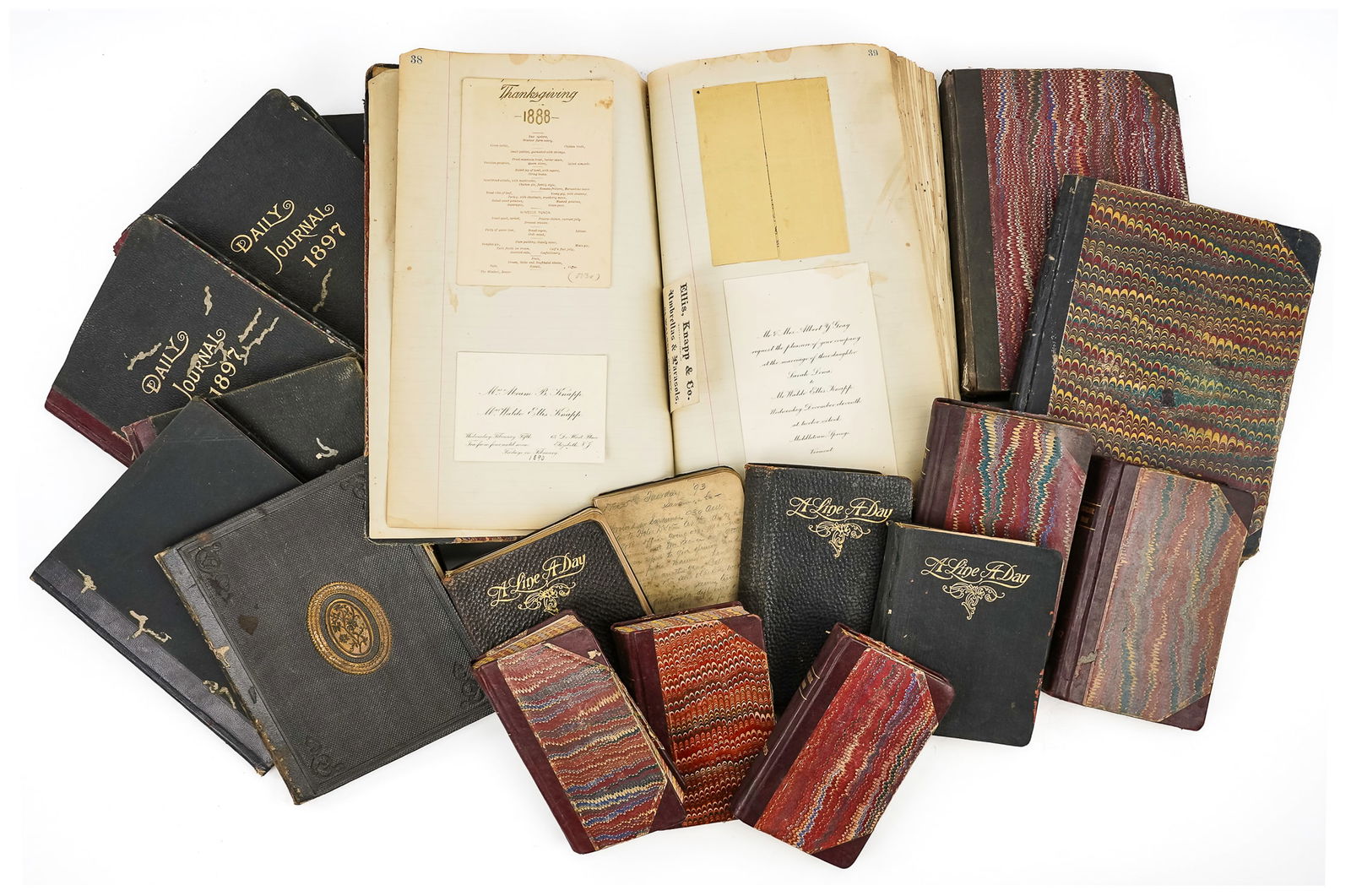 19th c Scrap Albums & Diaries (1 of 5)