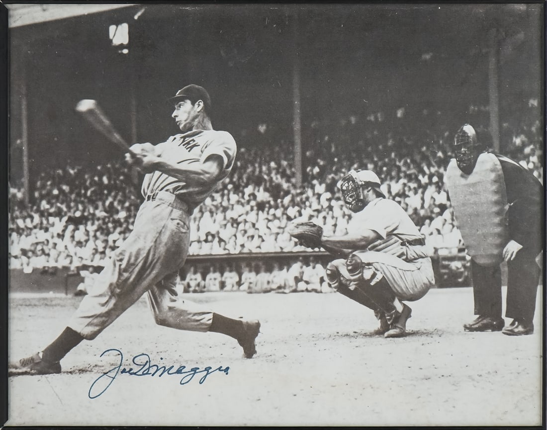 Signed Joe DiMaggio (Am 1914-1999) Photograph (1 of 5)