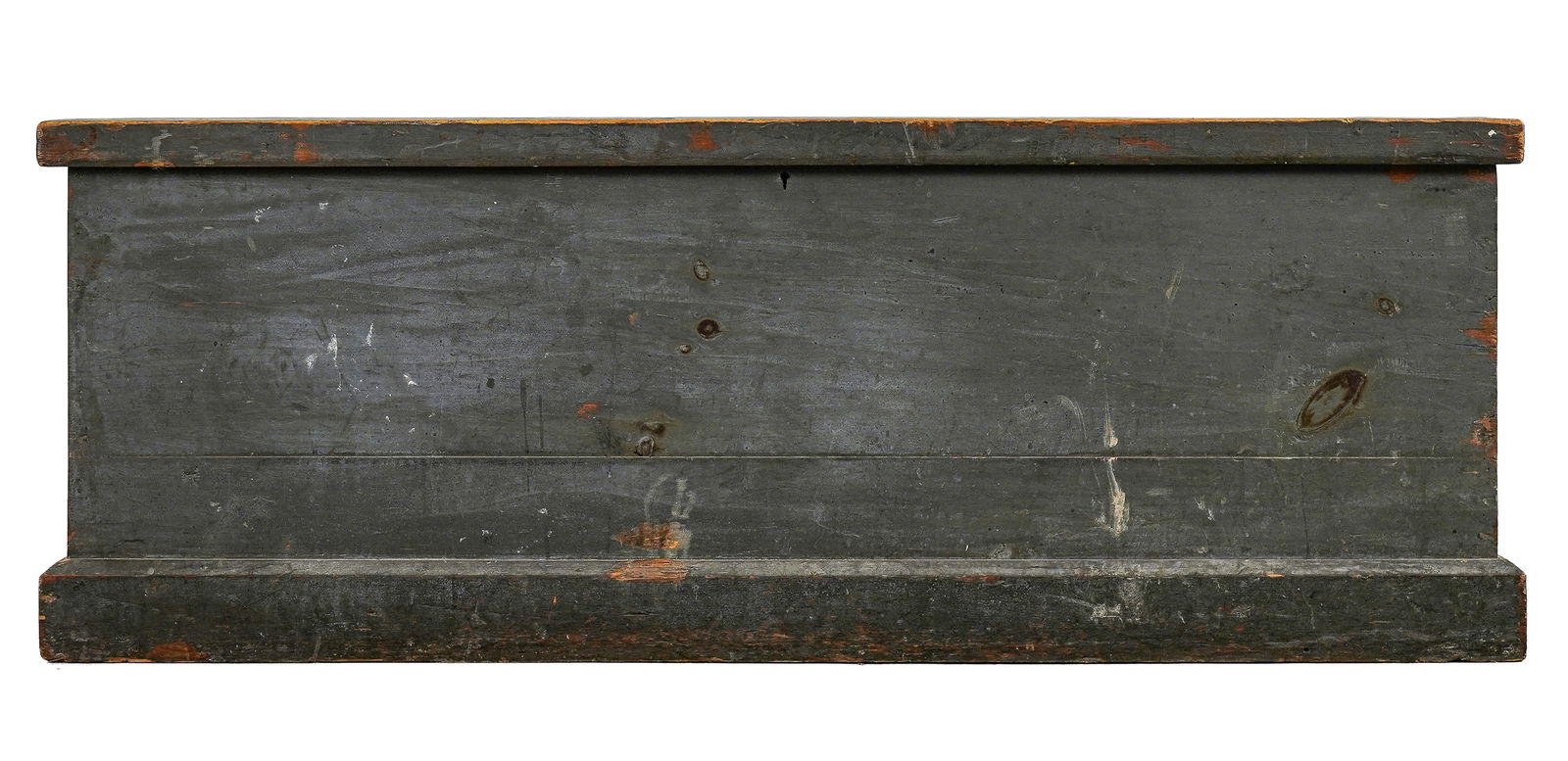 19th c Blue Painted Pine Tool Chest (1 of 5)