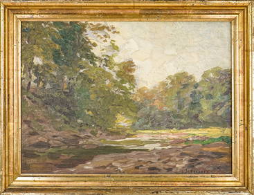 John W. Flender (AM 1869 - 1942) Summer landscape (1 of 4)
