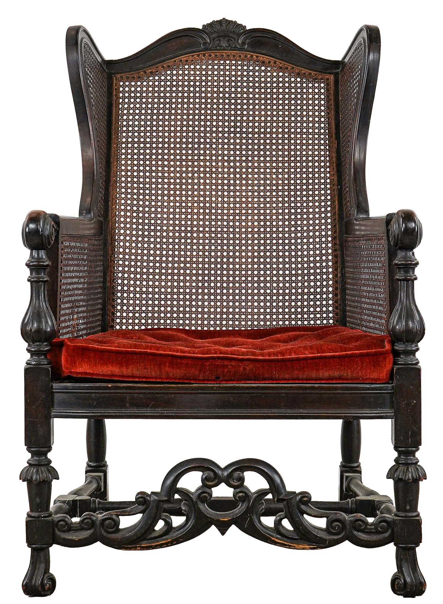 Circa 1920 Spanish Revival Wing Chair (1 of 5)