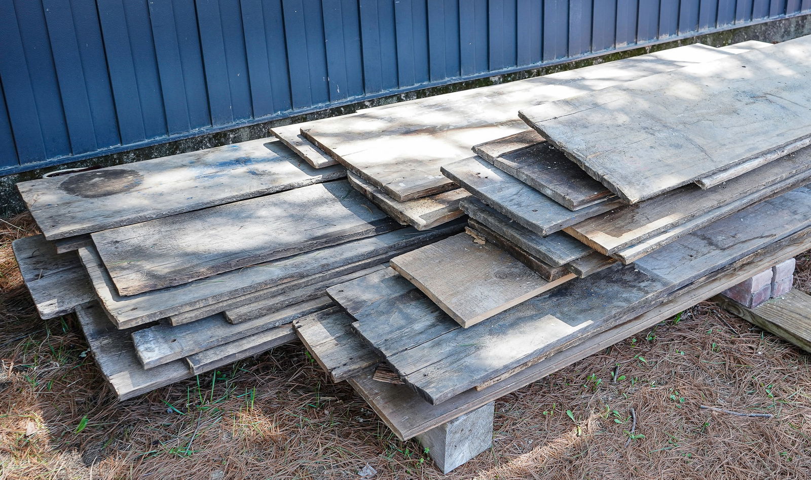 Group of 19thc Wide Pine floor boards (1 of 6)