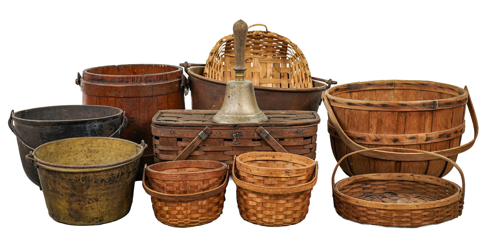 Country Accessories, Kettles, Baskets, Firkin (1 of 6)