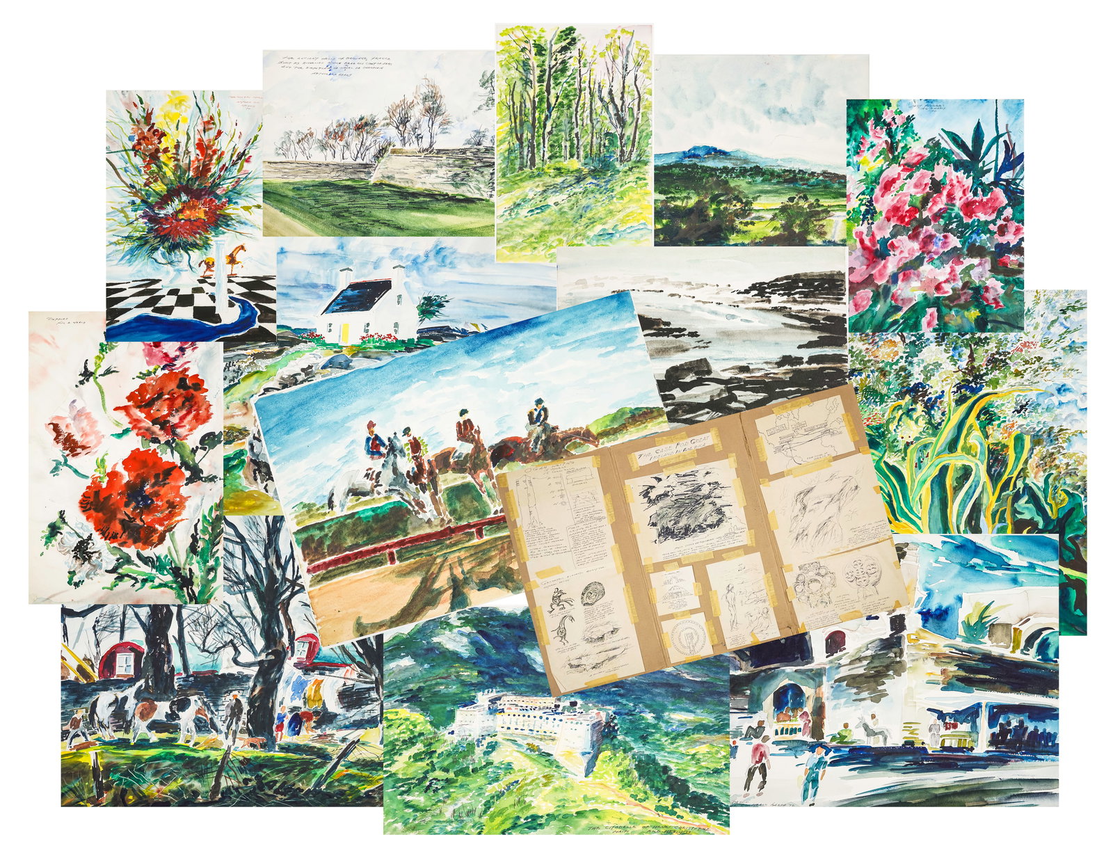 Arthur Kelly David Healy (VT 1900-1977) Archive of Works (1 of 15)