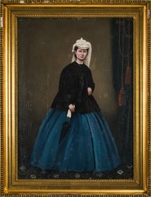 Circa 1860 Photo Process portrait of a lady