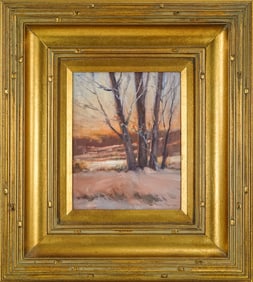 Carolyn Walton (ME ) January Sunset (Stowe VT)