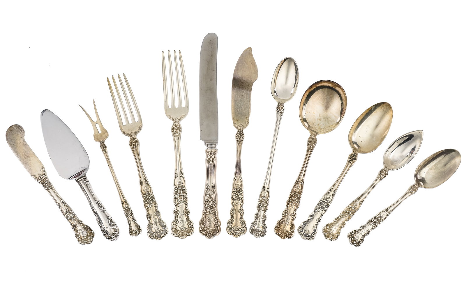 89 pcs. Gorham Buttercup Sterling Silver flatware (1 of 7)