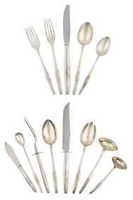 68 pcs. Kirk Sterling Silver Signet Flatware