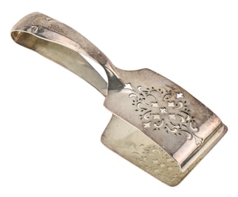 Tiffany Flemish Sterling Silver Asparagus Tongs