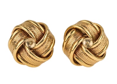 14k Knot Earrings
