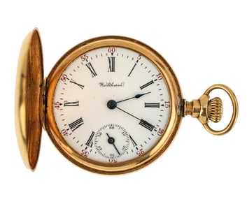 14k & Diamond Ladies Pocket Watch