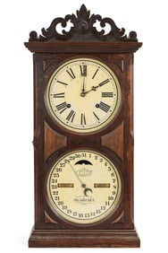Ithaca Calendar Clock Co. Shelf Clock