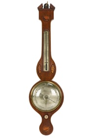 Late 19th c English Barometer signed Bromley