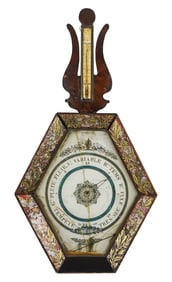 Early 19th c French Barometer signed Cohen pere et Fils