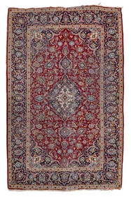 Persian Tabriz Center Medallion Main Carpet