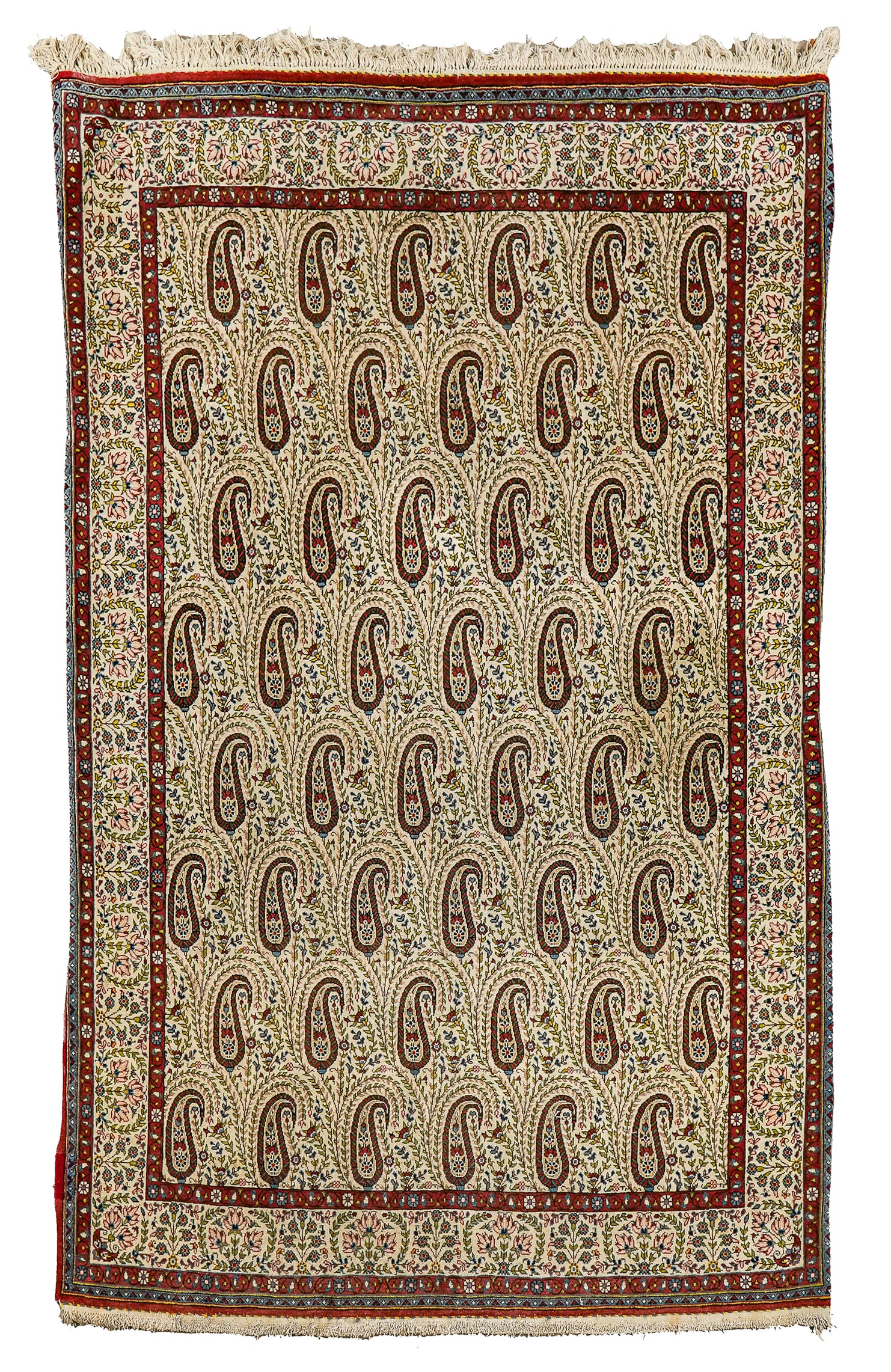 Persian Qum Allover Boteh Area Rug (1 of 4)