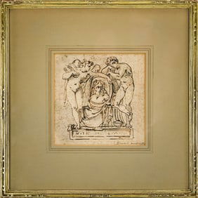 18th C Italian School Sketch- Circle of Palma Giovanni (IT 1544-1628)