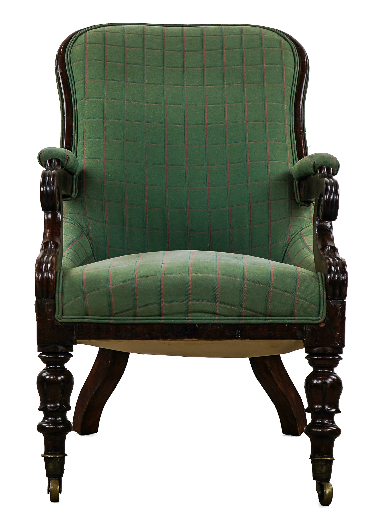 19th Walnut lolling chair (1 of 5)