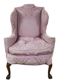 circa 1920 Colonial Revival Wing Chair