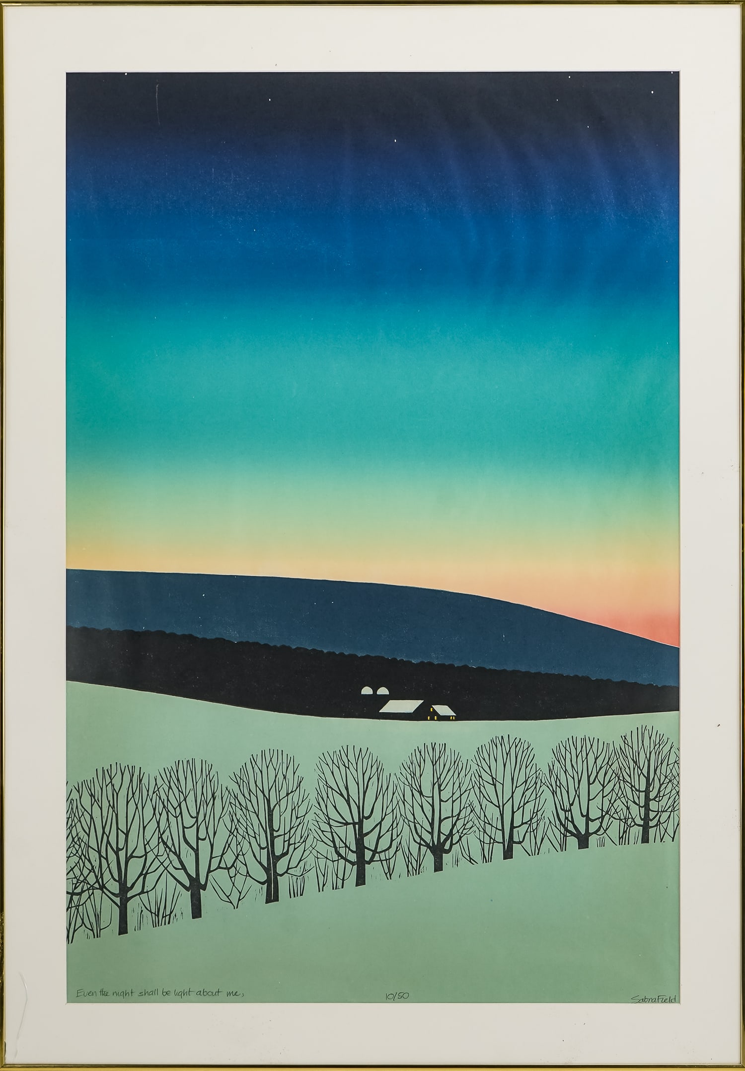 Sabra Field (VT 1935-) Even the Night Shall Be Light About Me. (1 of 4)