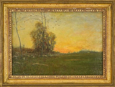 Robertson K. Mygatt (AM 1862-1919) Afterglow on the Upperlands