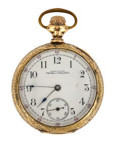 14k American Waltham Watch Pocket Watch