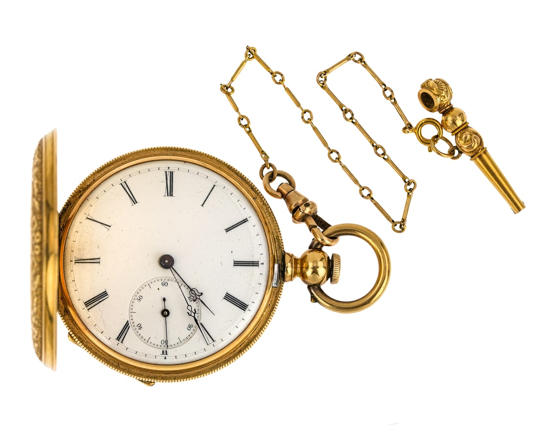 18k Henry Beguelin Closed Face Pocket Watch (1 of 6)